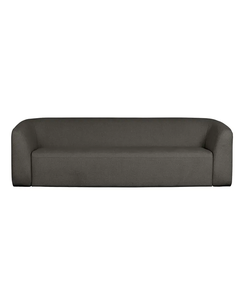 Sloping 3-Sitzer Sofa, Grau/schwarz melange, Melangegewebe, Ansicht 2
