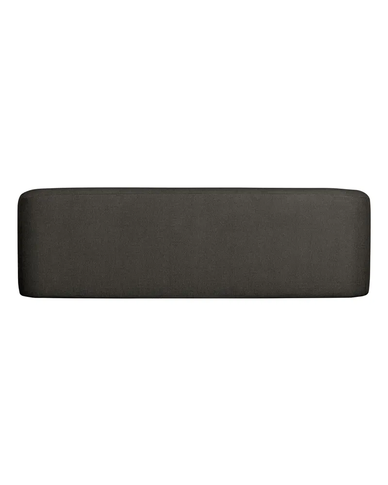 Sloping 3-Sitzer Sofa, Grau/schwarz melange, Melangegewebe, Ansicht 3