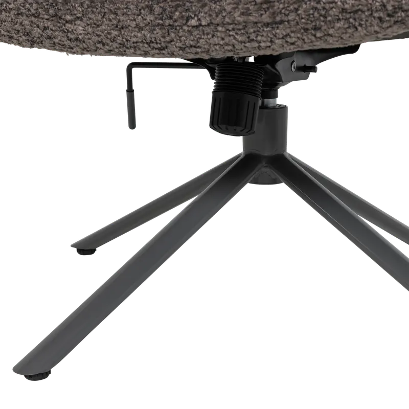 Soren Relaxsessel mit Drehfunktion Braun, Detail, Ansicht 2