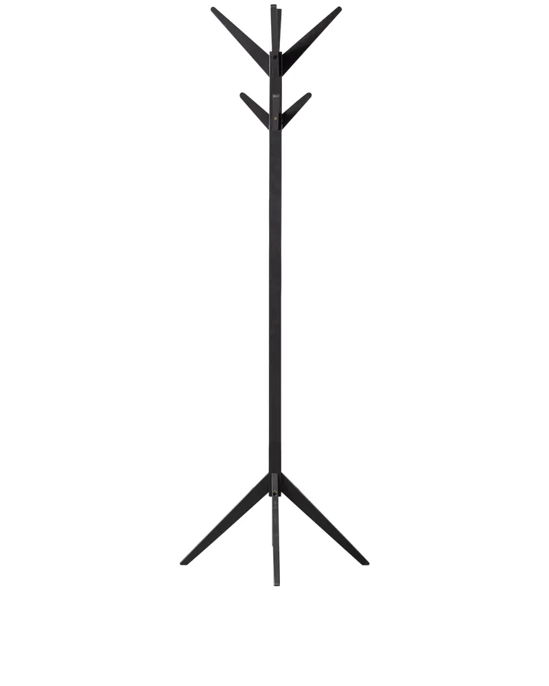 Studio Garderobenständer mit acht Haken, Schwarz, Ansicht 2