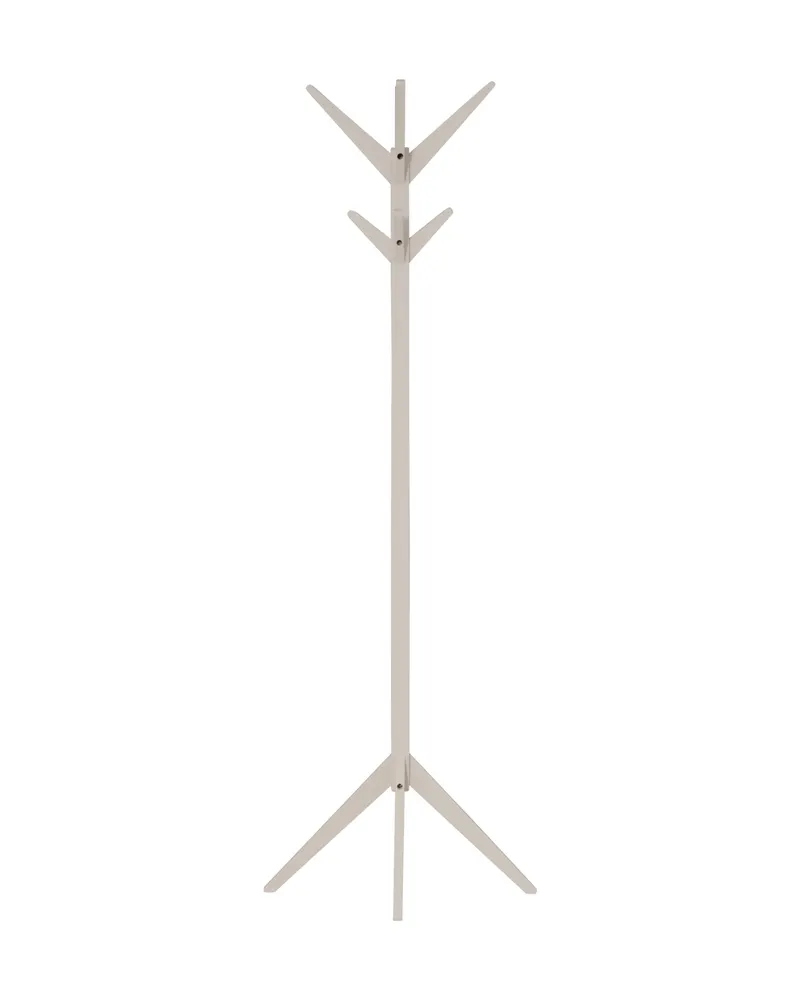 Studio Garderobenständer mit acht Haken, Sand, Ansicht 3