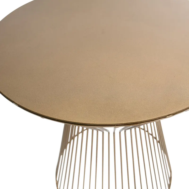 Suus Beistelltisch aus Metall, Gold, Detail