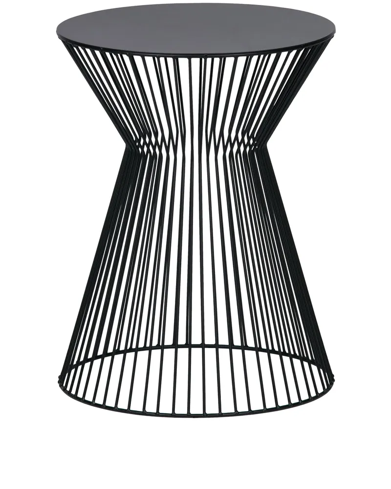Suus Beistelltisch aus Metall, Schwarz
