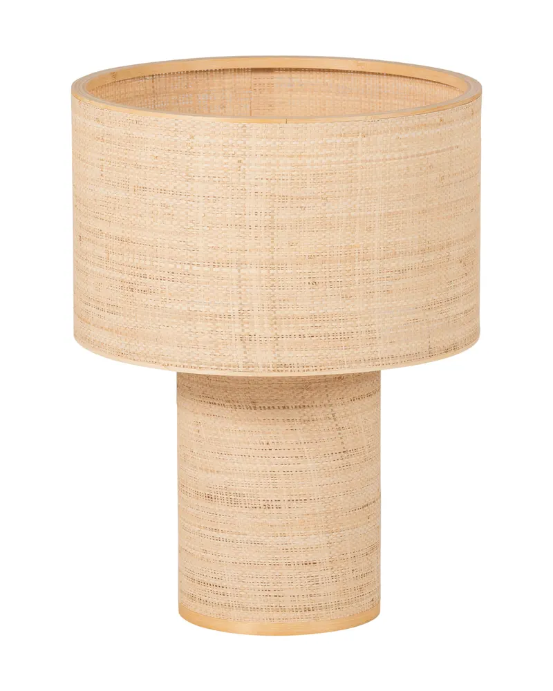 Syro Tischlampe aus Raffia