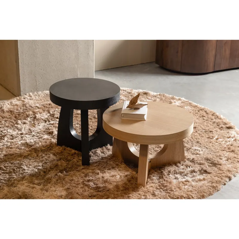Tala Beistelltisch 45 cm, Schwarz, im Wohnraum, Ansicht 1