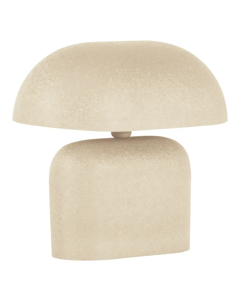 Tilo Tischlampe aus Metall, Beige