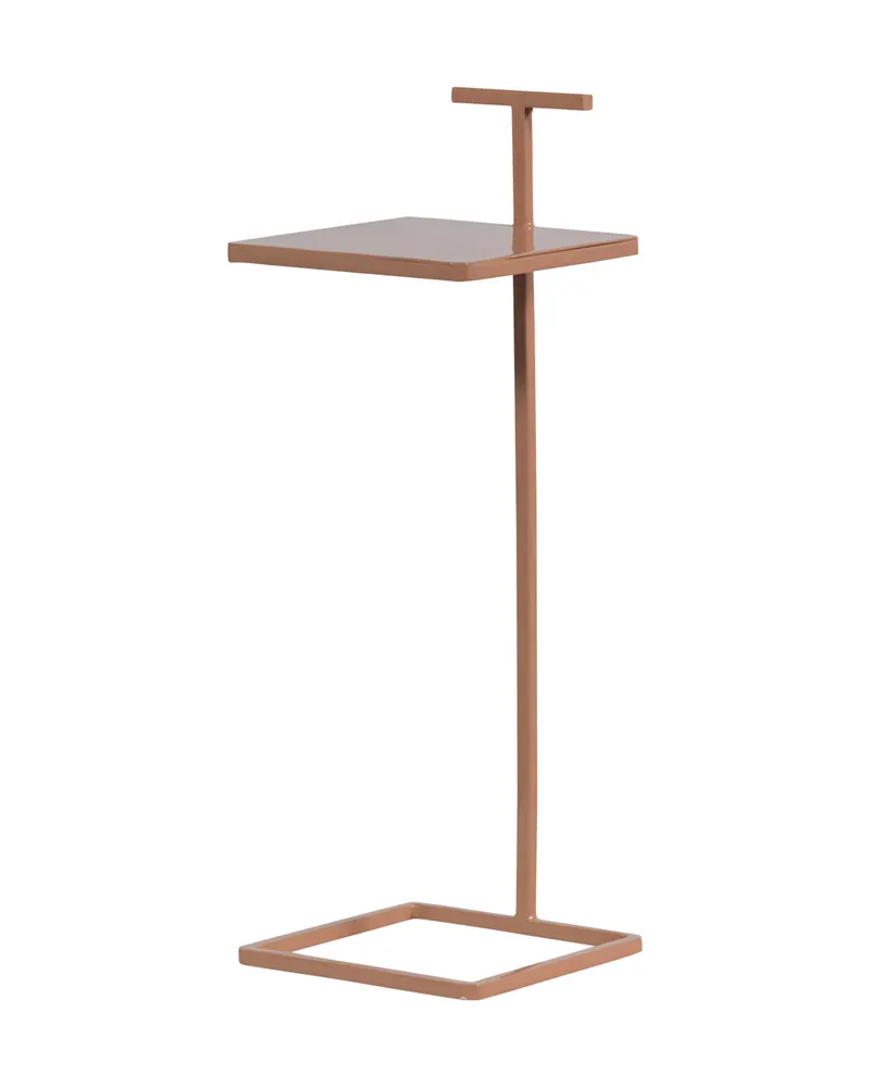 Toste Beistelltisch aus Metall, Altrosa, Ansicht 1