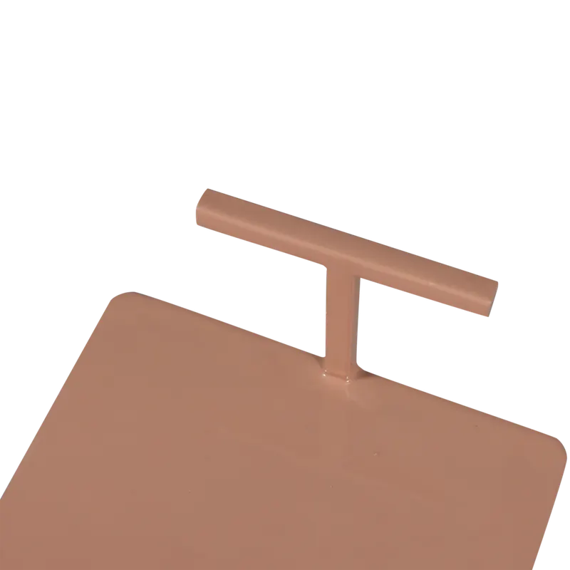 Toste Beistelltisch aus Metall, Altrosa, Detail, Ansicht 1