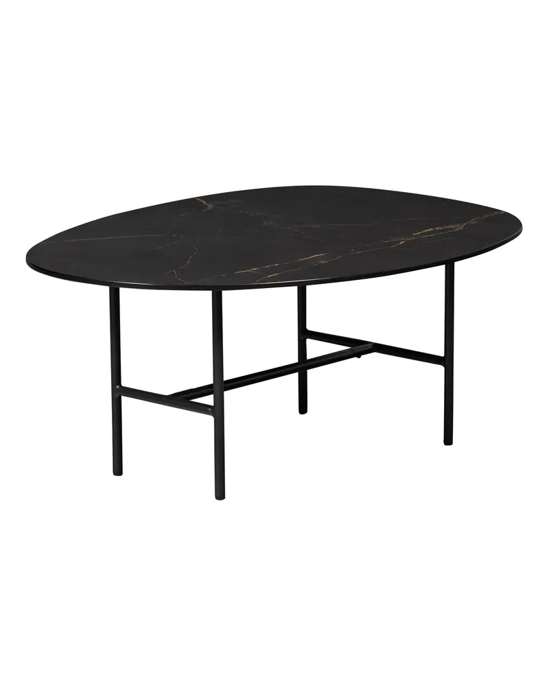 Vajen Couchtisch mit Marmoroptik, 80 × 60 cm, Ansicht 1