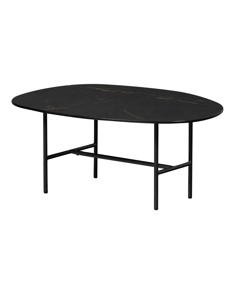 Vajen Couchtisch mit Marmoroptik, 80 × 60 cm, Ansicht 3