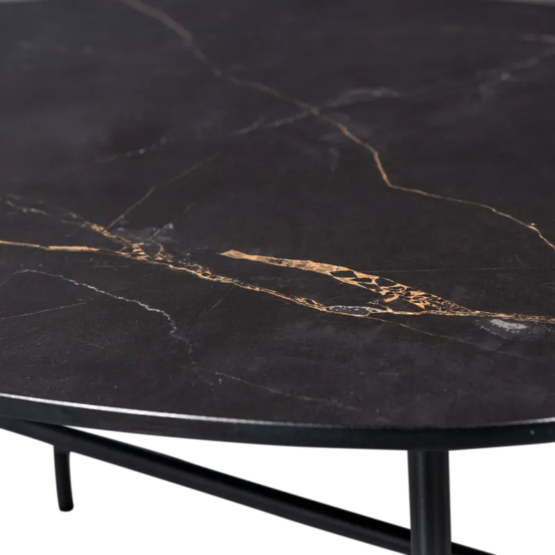 Vajen Couchtisch mit Marmoroptik, 80 × 60 cm, Detail, Ansicht 1