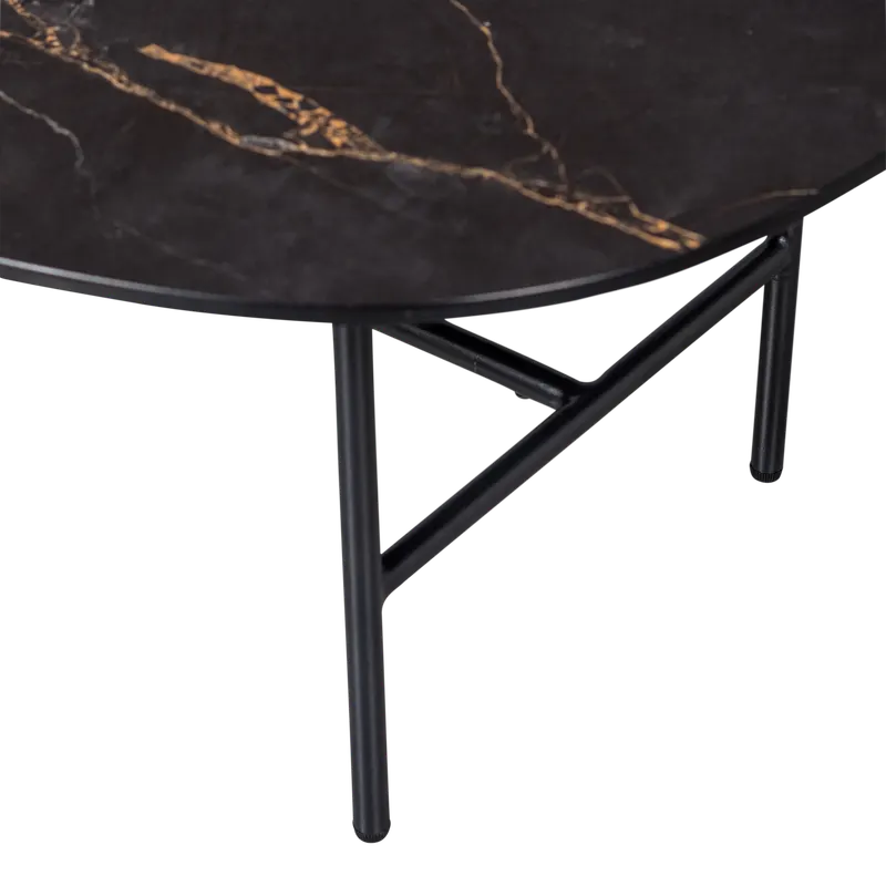 Vajen Couchtisch mit Marmoroptik, 80 × 60 cm, Detail, Ansicht 2