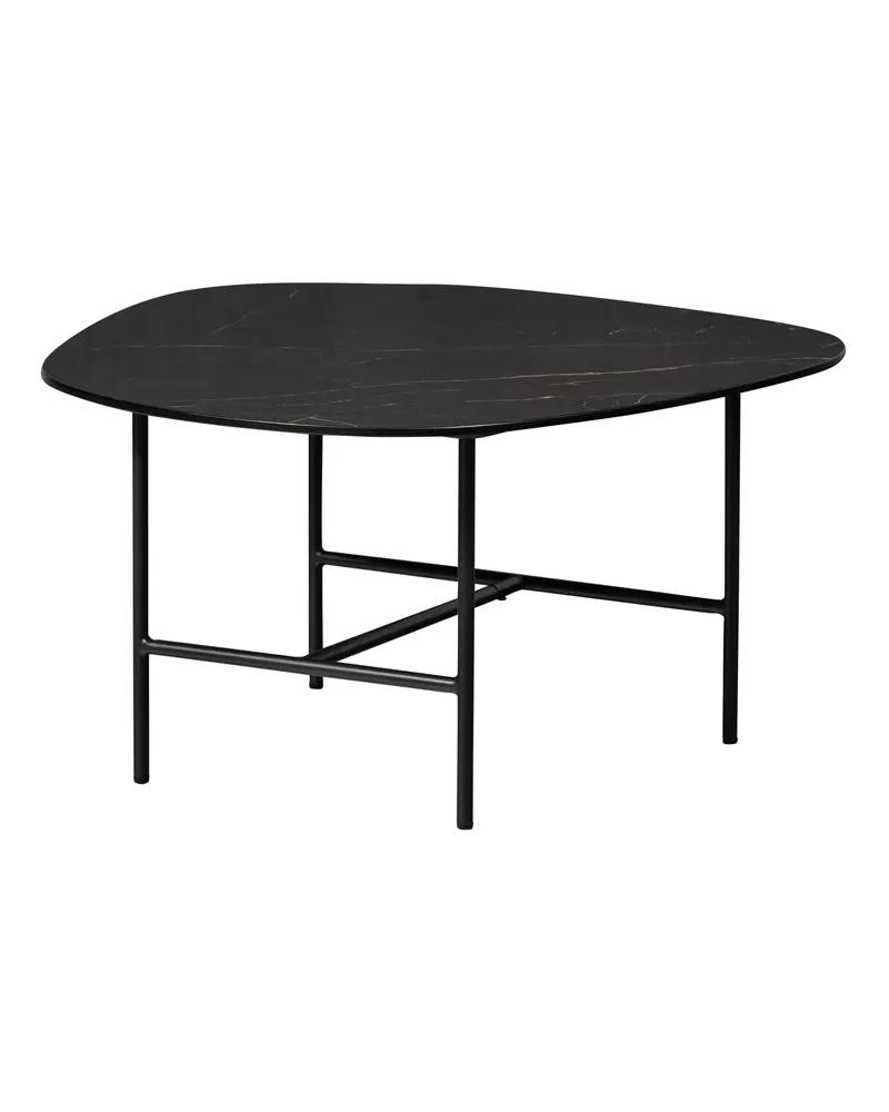 Vajen Couchtisch mit Marmoroptik, 70 × 70 cm, Ansicht 1