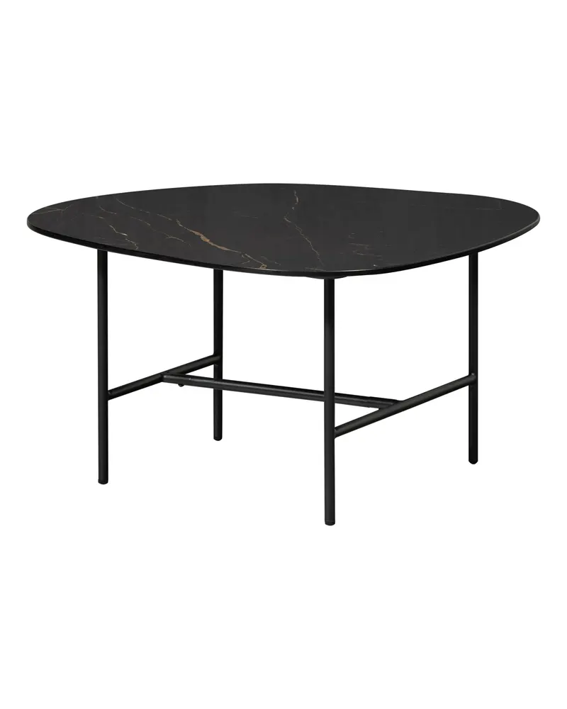 Vajen Couchtisch mit Marmoroptik, 70 × 70 cm, Ansicht 4