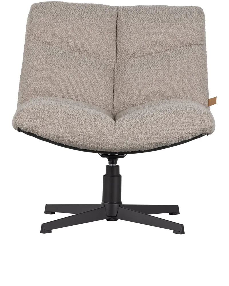 Vinny Sessel mit Drehfunktion, Bouclé Sand, Ansicht 2