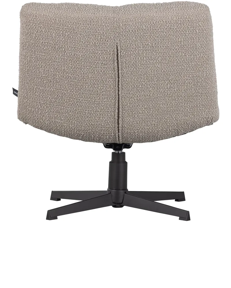 Vinny Sessel mit Drehfunktion, Bouclé Sand, Ansicht 4