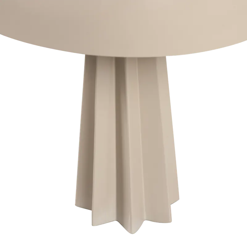 Virel Tischlampe aus Metall, Hellgrau, Detail, Ansicht 2