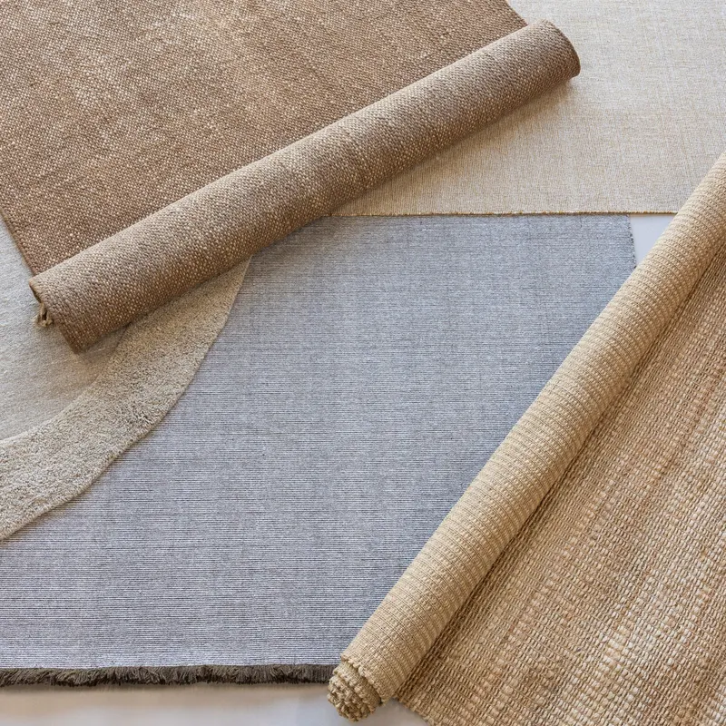 Weavly Teppich 170 x 240 cm, Hellbraun, im Wohnraum, Ansicht 2