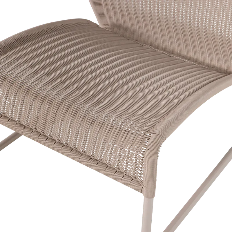 West Gartensessel mit tiefem Loungesitz, Sand, Detail, Ansicht 1