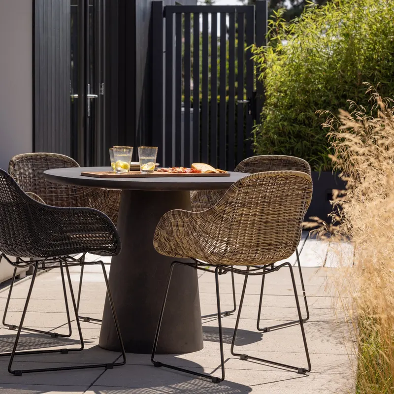 Willow Gartenstuhl Natur, im Wohnraum, Ansicht 1