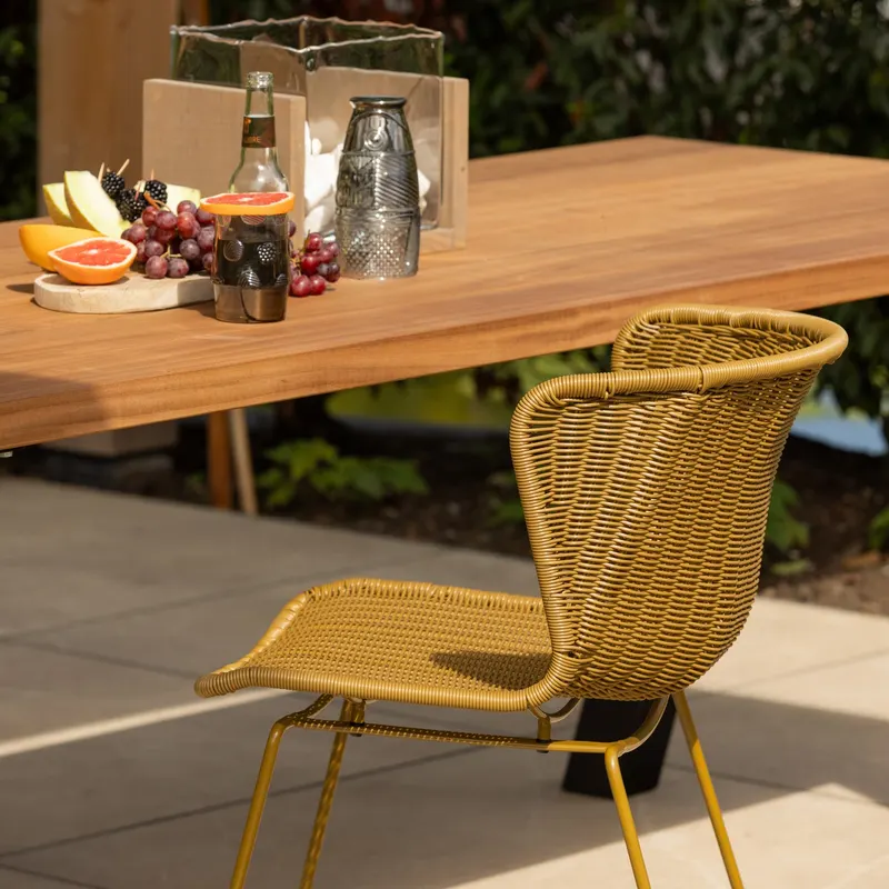 Wings Gartenstuhl im 2er-Set, Honiggelb, im Wohnraum