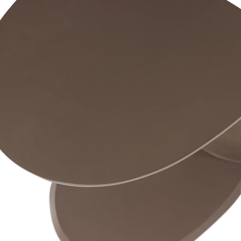 Wobi Beistelltisch, Mokkabraun, Detail, Ansicht 1