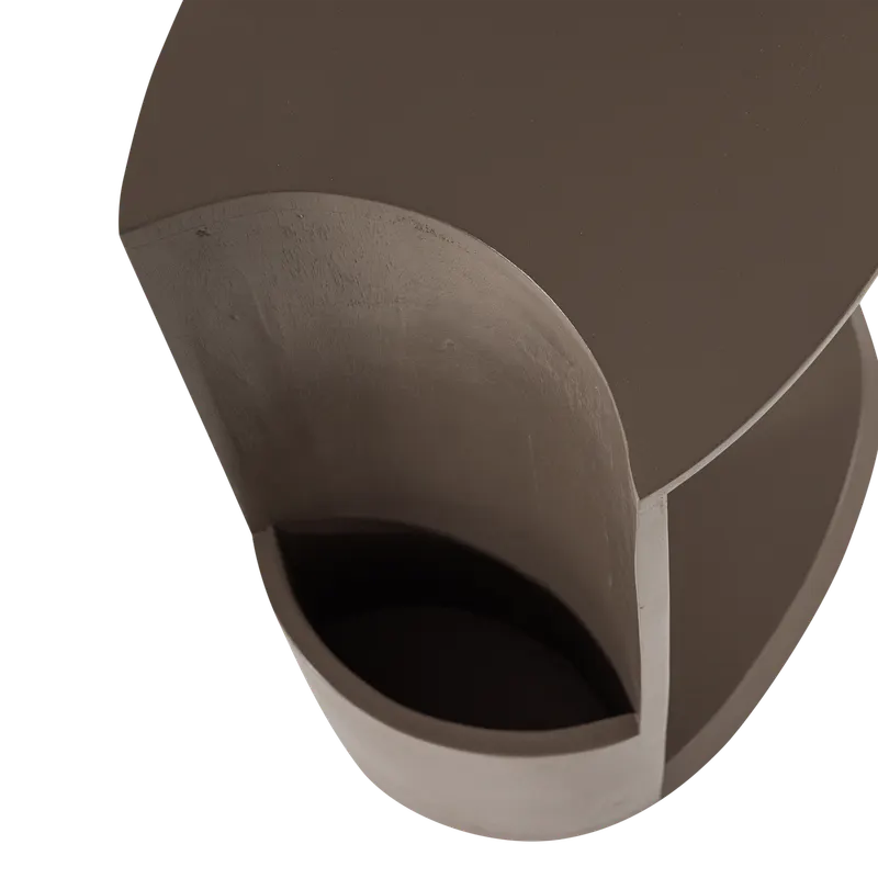 Wobi Beistelltisch, Mokkabraun, Detail, Ansicht 2