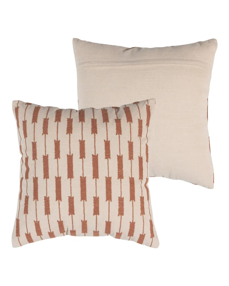 Zena Dekokissen-Set, Rosa/Rostbraun, Ansicht 4