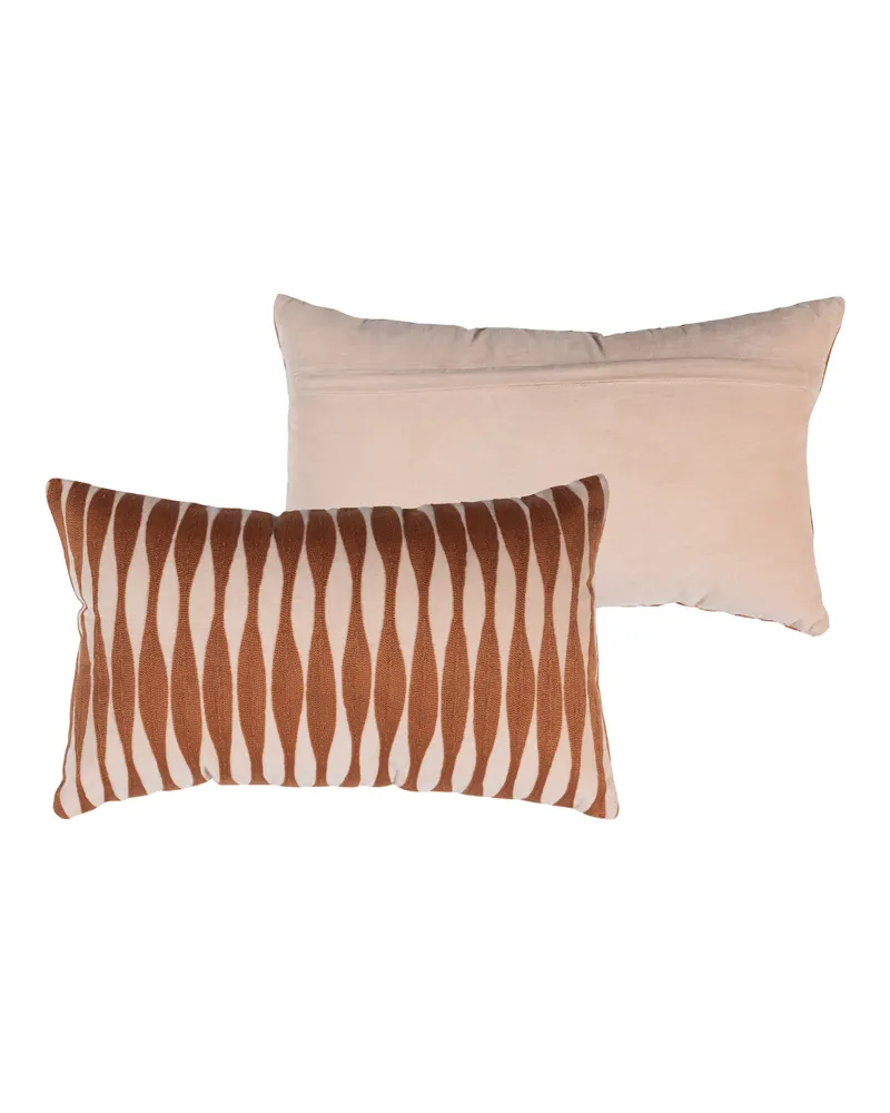 Zena Dekokissen-Set, Rosa/Rostbraun, Ansicht 5