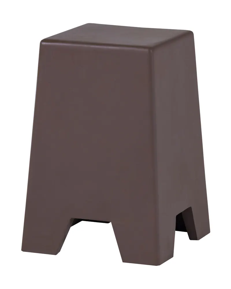 Beistelltisch Zina aus Fiber Clay, Braun