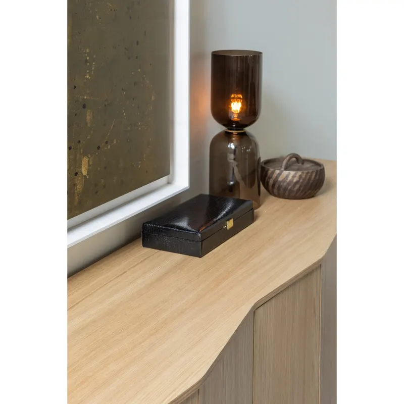 Zuma Sideboard mit Eichenfurnier, im Wohnraum, Ansicht 2