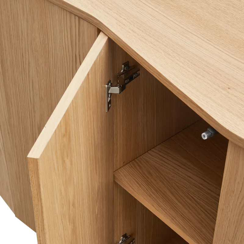Zuma Sideboard mit Eichenfurnier, Detail, Ansicht 1