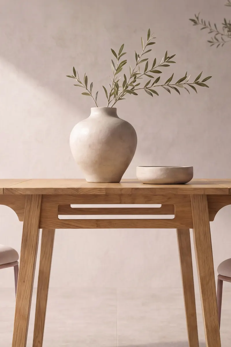Yakidon kleiner Esstisch 60 × 60 cm mit Klappflügeln, im Wohnraum, Ansicht 2