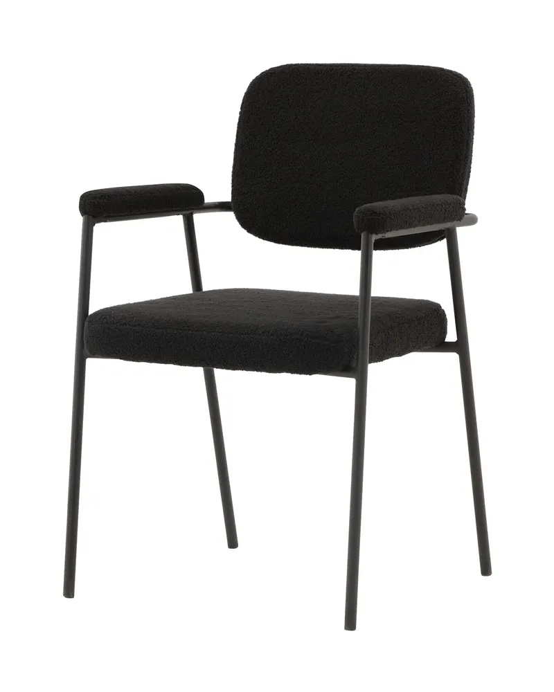 Yesterday Esszimmerstuhl mit Armlehnen und Bouclé-Sitz, Ansicht 10