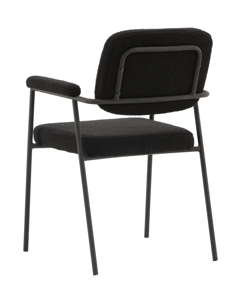 Yesterday Esszimmerstuhl mit Armlehnen und Bouclé-Sitz, Ansicht 6