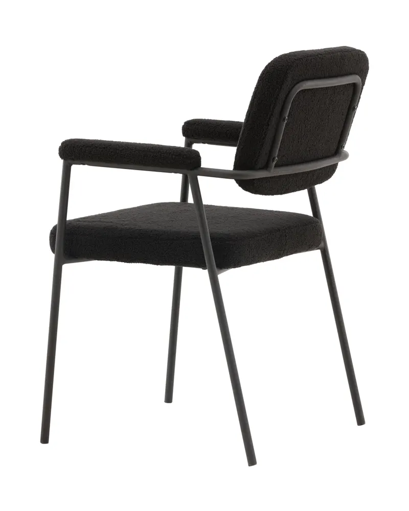 Yesterday Esszimmerstuhl mit Armlehnen und Bouclé-Sitz, Ansicht 7