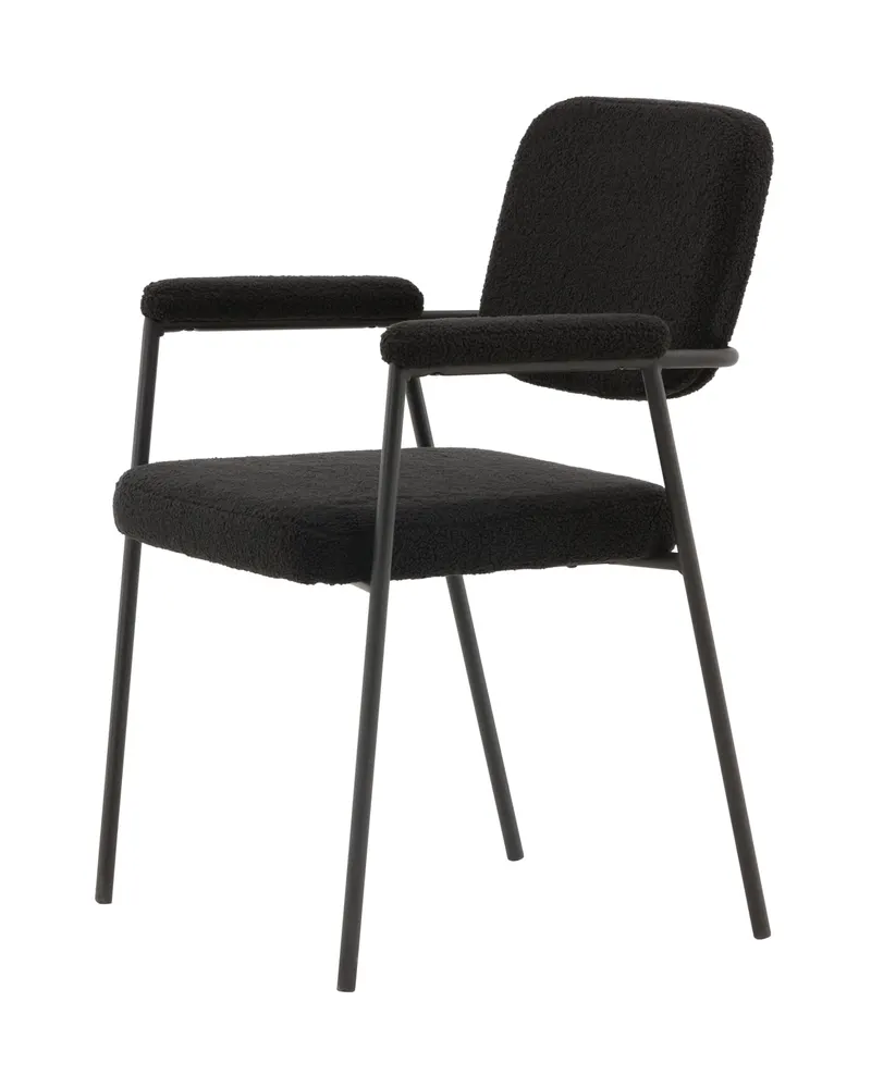 Yesterday Esszimmerstuhl mit Armlehnen und Bouclé-Sitz, Ansicht 9