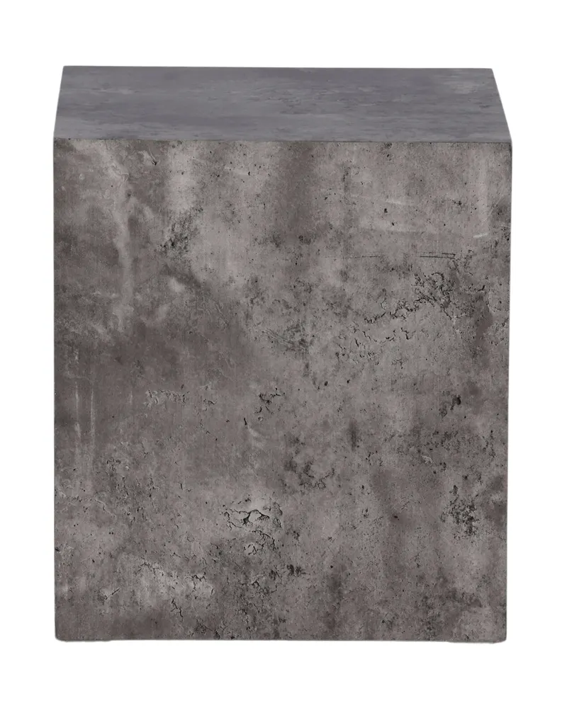 York eckiger Couchtisch in Blockform in 40 × 40 cm, Dunkelgrau, Ansicht 7