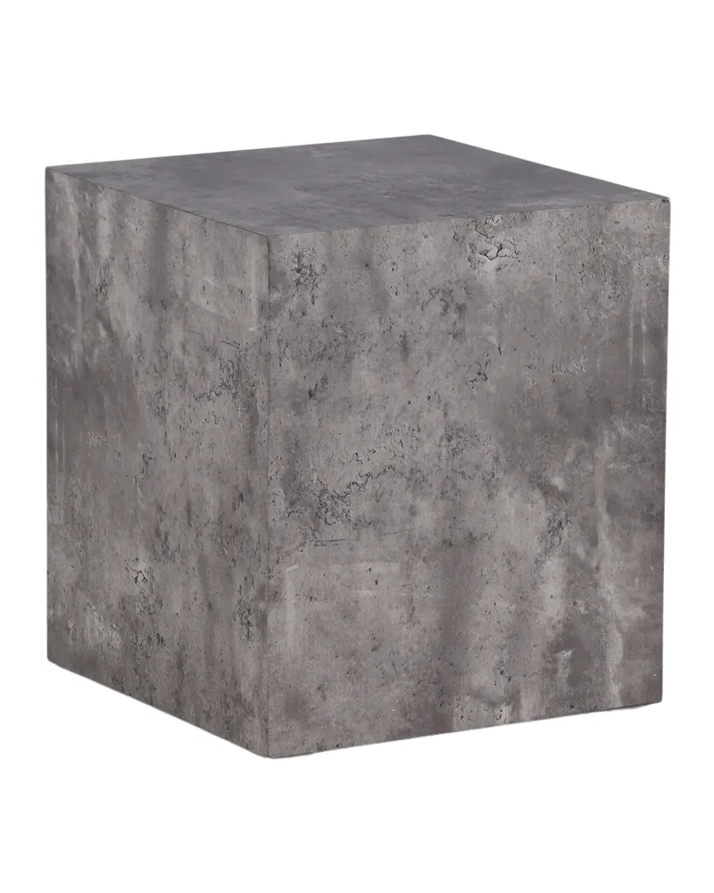 York eckiger Couchtisch in Blockform in 40 × 40 cm, Dunkelgrau, Ansicht 9