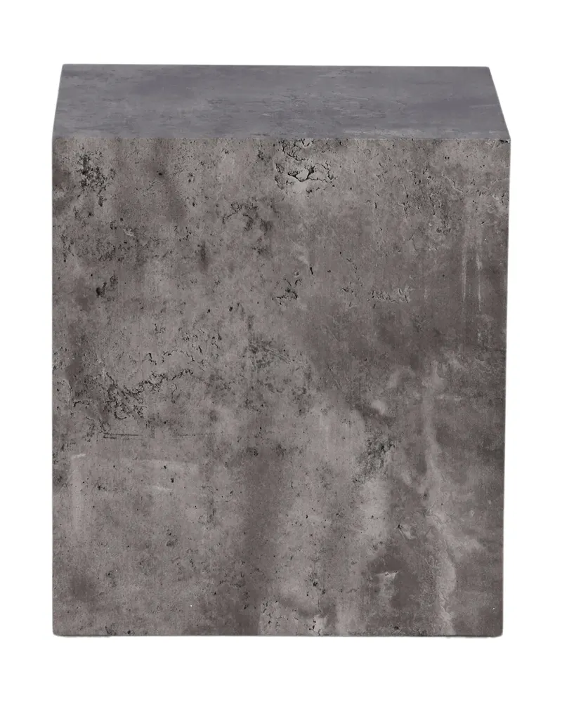 York eckiger Couchtisch in Blockform in 40 × 40 cm, Dunkelgrau, Ansicht 10