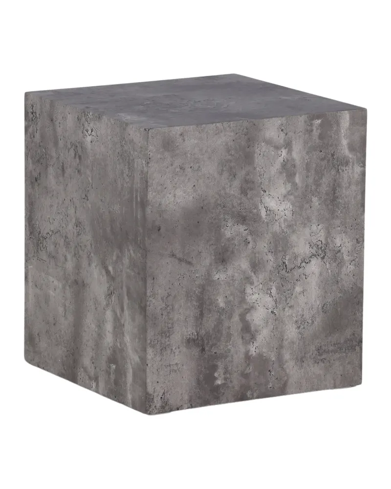 York eckiger Couchtisch in Blockform in 40 × 40 cm, Dunkelgrau, Ansicht 12