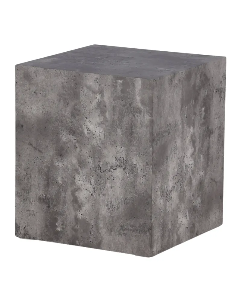 York eckiger Couchtisch in Blockform in 40 × 40 cm, Dunkelgrau, Ansicht 2