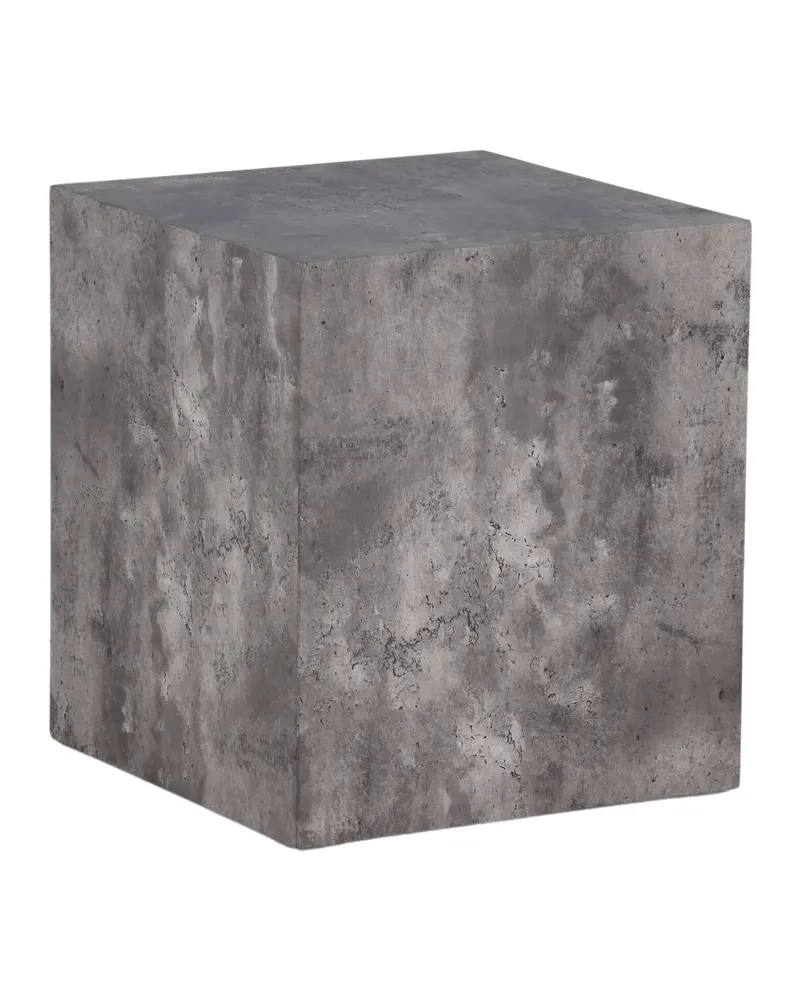 York eckiger Couchtisch in Blockform in 40 × 40 cm, Dunkelgrau, Ansicht 3