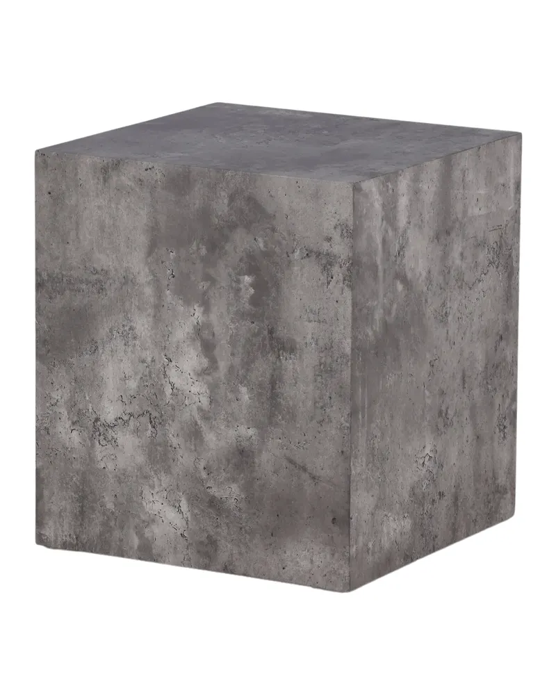 York eckiger Couchtisch in Blockform in 40 × 40 cm, Dunkelgrau, Ansicht 5