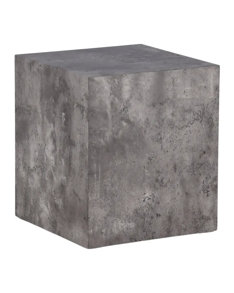 York eckiger Couchtisch in Blockform in 40 × 40 cm, Dunkelgrau, Ansicht 6