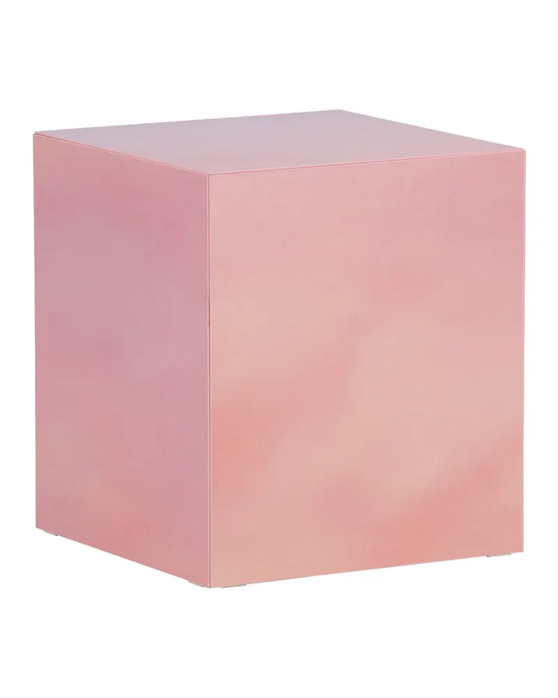 York eckiger Couchtisch in Blockform in 40 × 40 cm, Rosa, Ansicht 6