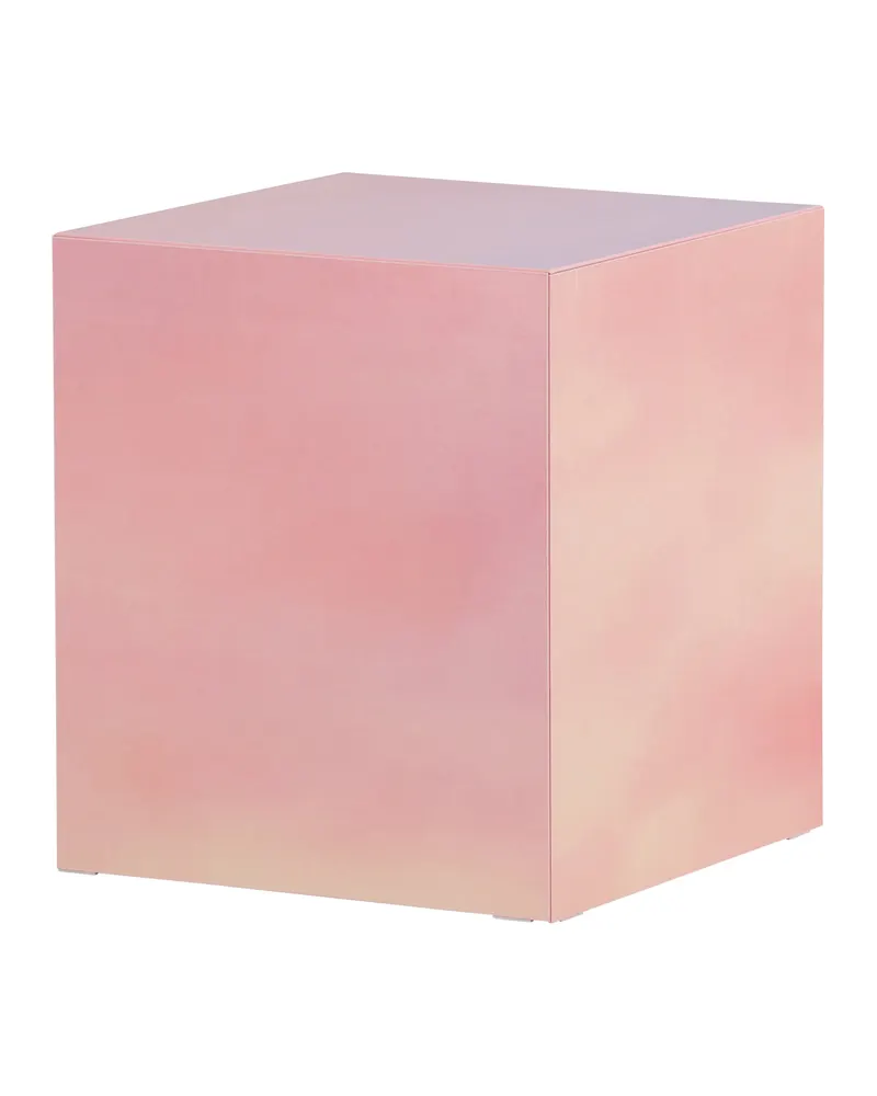 York eckiger Couchtisch in Blockform in 40 × 40 cm, Rosa, Ansicht 11