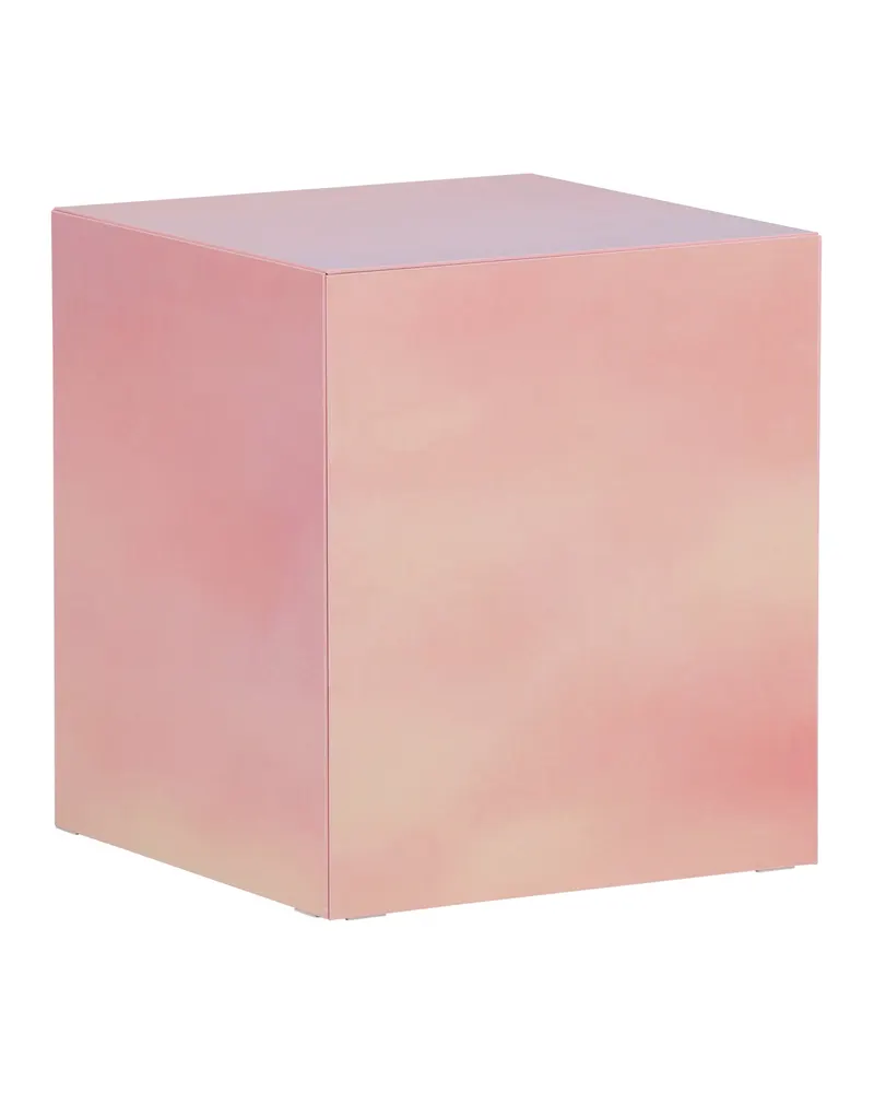 York eckiger Couchtisch in Blockform in 40 × 40 cm, Rosa, Ansicht 12