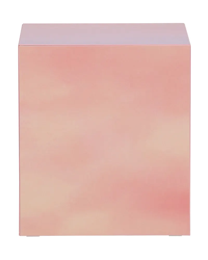 York eckiger Couchtisch in Blockform in 40 × 40 cm, Rosa, Ansicht 2