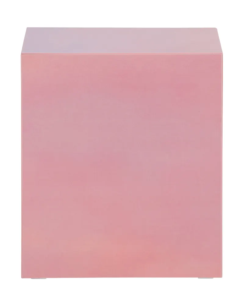 York eckiger Couchtisch in Blockform in 40 × 40 cm, Rosa, Ansicht 4